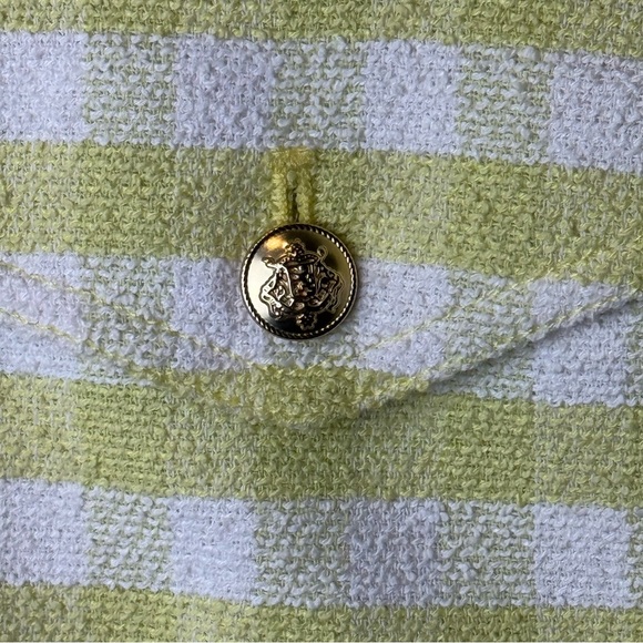 J Crew Collared Lady Jacket in Gingham Terry Tweed 12 - Picture 6 of 12